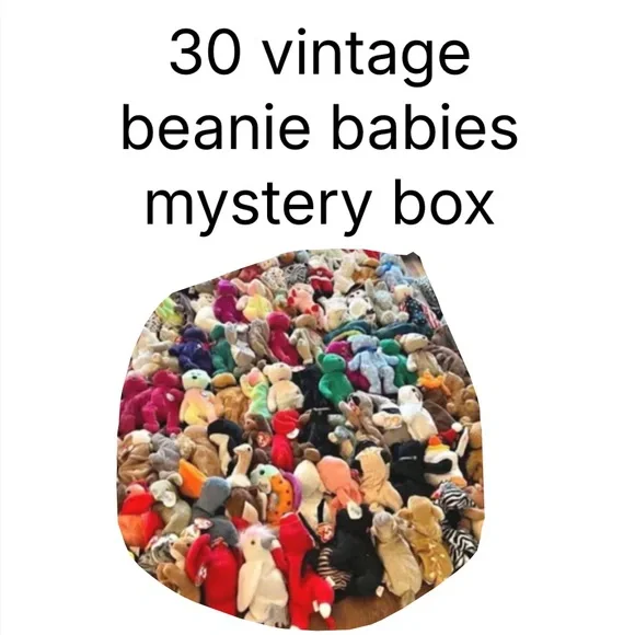 Ty beanie baby 30 Mystery Box - Multicolor Plush Toys from the 90s - Picture 1 of 1